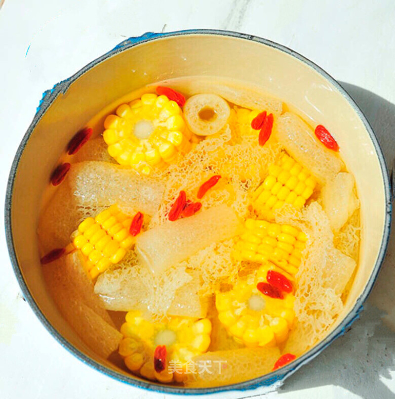 Bamboo Fungus and Corn Soup recipe