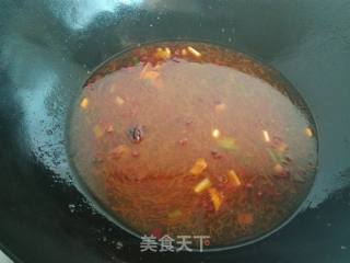 Beef with Red Oil and Golden Needles recipe