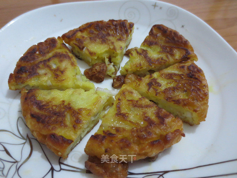 Taro Shredded Egg Pancake recipe