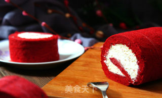 #四session Baking Contest and It's Love to Eat Festival#red Velvet Cake Roll recipe