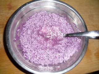 Coarse Grain Food——purple Sweet Potato Mini Rice Dumplings recipe