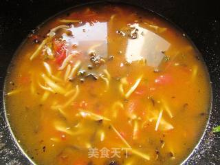Hot and Sour Seafood Soup recipe