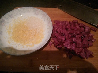 Purple Sweet Potato Millet Nutritious Porridge recipe