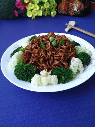 Shuanghua Fried Noodles#中卓 Instant面# recipe