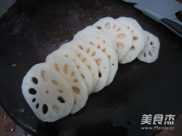 Steamed Lotus Root Folder recipe