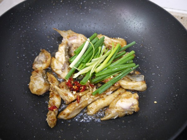 Fried Crispy Pork Carp with Ginger and Spring Onion recipe