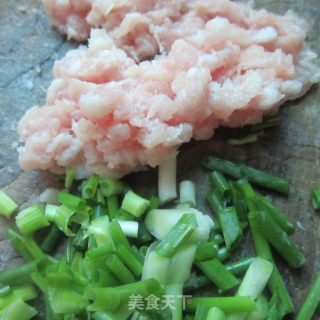 Tofu with Minced Pork and Chives recipe