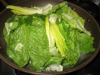 [recipe Exchange 2] Stir-fried Roman Lettuce with Minced Garlic recipe