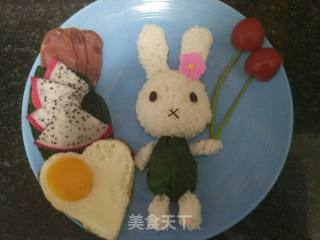 #trust之美#the Little Rabbit Obediently Children's Meal recipe