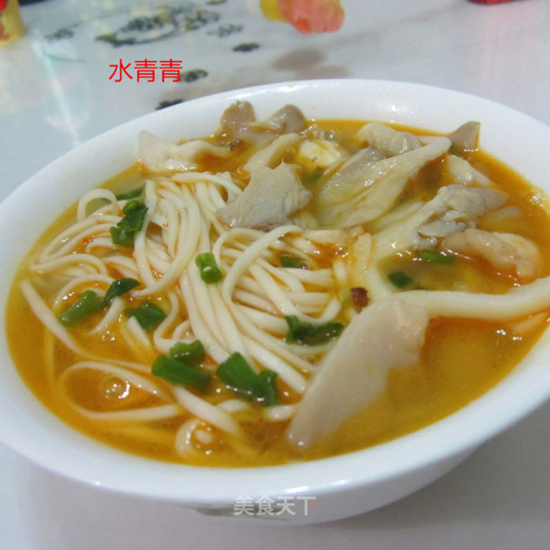 Mushroom Noodles in Broth recipe