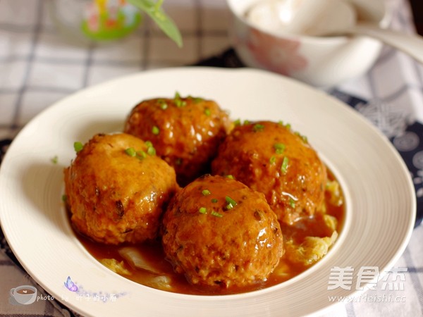 Less Oil Version of Sixi Meatballs recipe