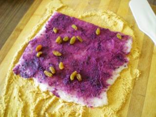 Pure Handmade Dessert Purple Sweet Potato Filling Cold Cake recipe
