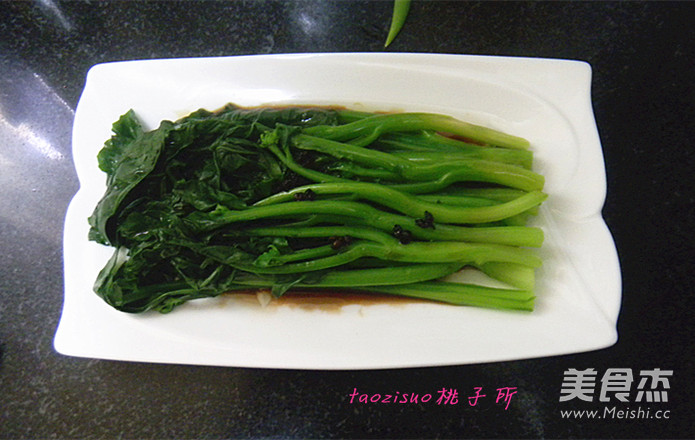 Boiled Chinese Kale recipe