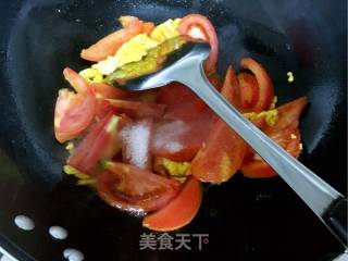 Scrambled Eggs with Tomatoes recipe