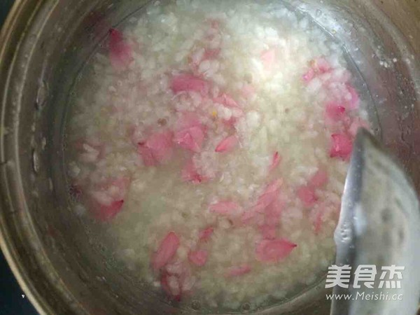 Peach Blossom Porridge recipe