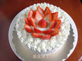 【bai Xue Strawberry Garden Cake】--- Pure Appearance, Soft Heart recipe