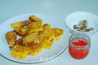 Fish Roe and Egg Fried Toast recipe