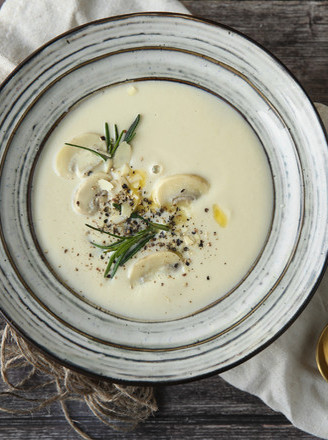 Creamy Mushroom Soup-vitamix Edition recipe
