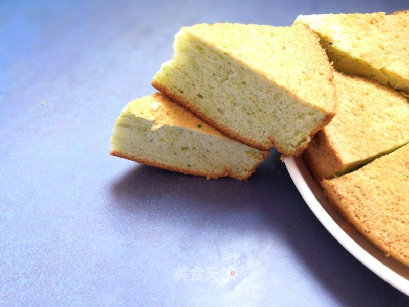 Spinach Chiffon Cake recipe