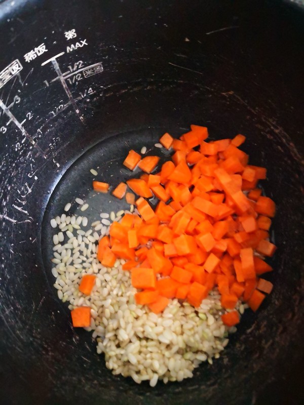 Brown Rice and Carrot Porridge recipe