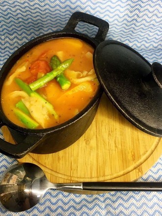 Private Small Boiled Vegetarian Soup recipe