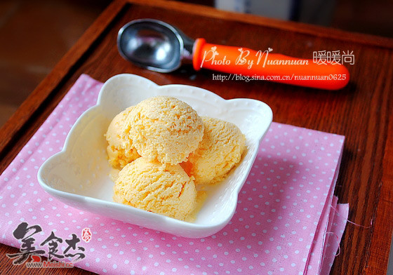 Homemade Papaya Ice Cream recipe