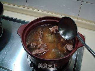 Winter Nourishing Soup "claypot Fish and Sheep Fresh" recipe