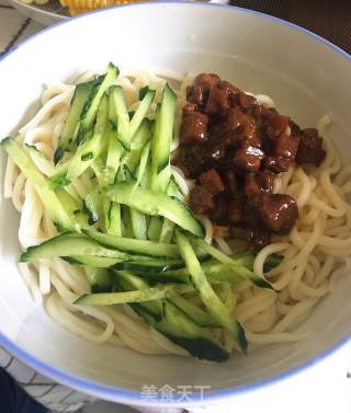 Fried Noodles with Potatoes and Diced Pork recipe