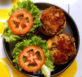 Spicy Chicken Drumstick Burger recipe