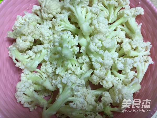 Cauliflower with Sauce recipe