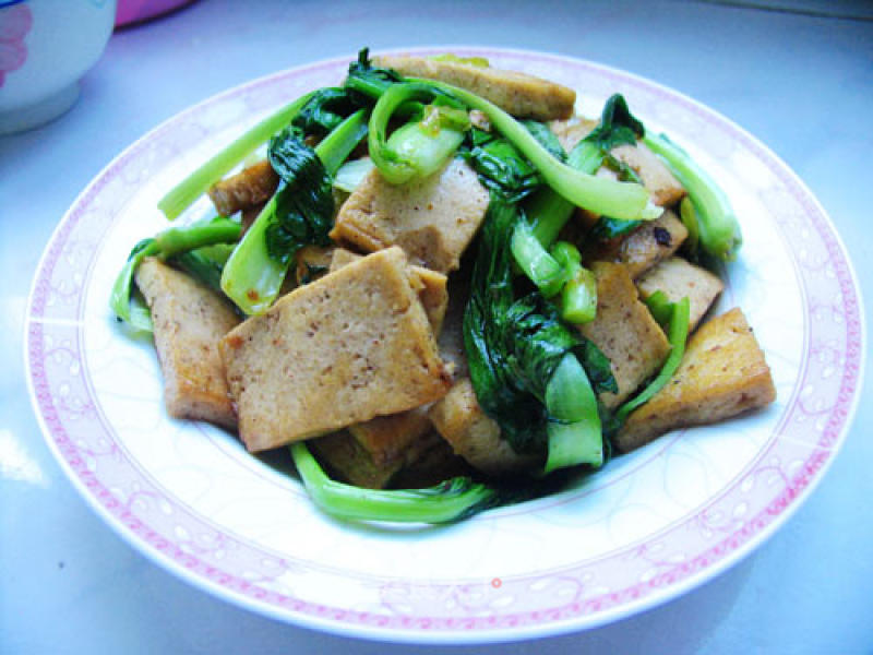 Stir-fried Vegetables with Tofu in Oil recipe
