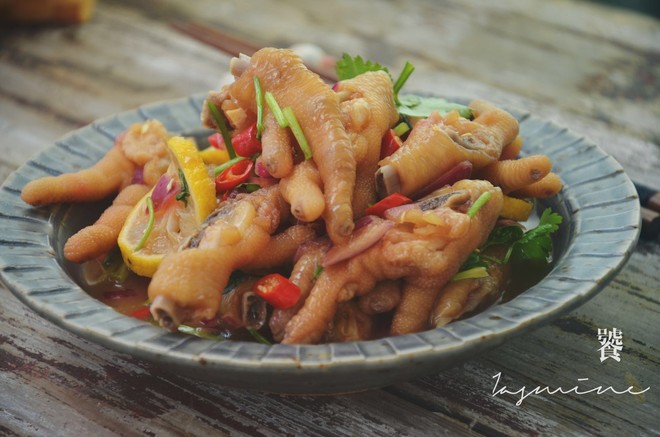 Lemon Chicken Feet--summer Fresh Dish