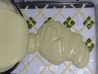 Diamond Matcha Honey Bean Roll recipe