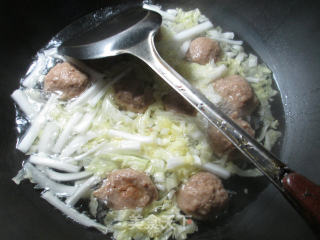 Beef Balls and Cabbage Soup recipe