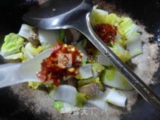Stir-fried Baby Vegetables with Duck Liver recipe