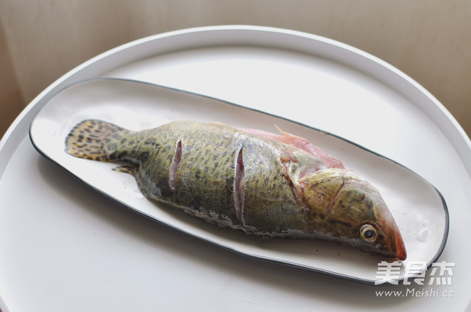 Steamed Mandarin Fish recipe