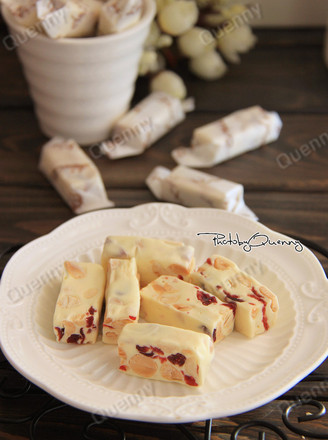 Cranberry Peanut Nougat recipe