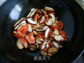 Tomato and Mushroom Egg Soup recipe