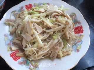 Leek Bud Enoki Mushroom recipe