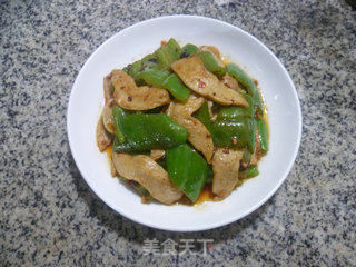 Stir-fried Chili with Soy Protein recipe