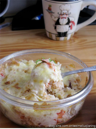 Tuna Cheese Baked Rice recipe