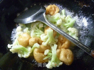 Gluten Cauliflower in Oyster Sauce recipe