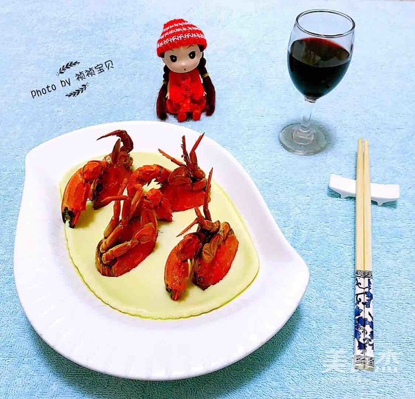 Crab Steamed Custard recipe