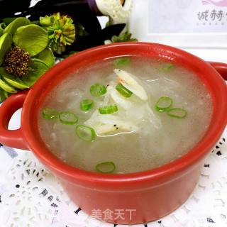 Baby Food Supplement Sharing: White Radish Shredded Shrimp Soup recipe