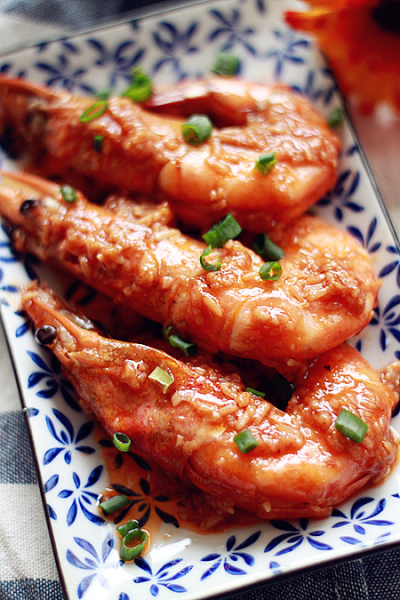 [boiled Prawns in Oil] Finger Sucking Delicious recipe