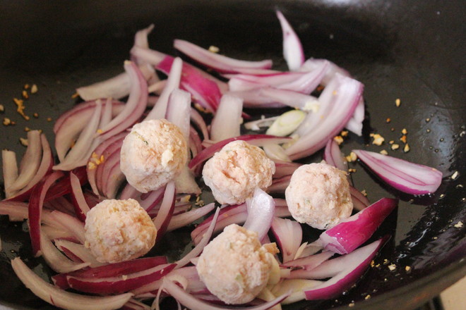 Fried Clams with Meatballs recipe