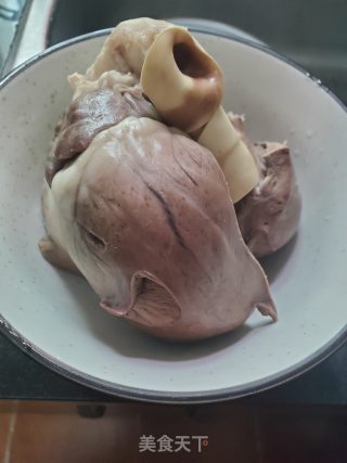 White Cut Pig Heart recipe