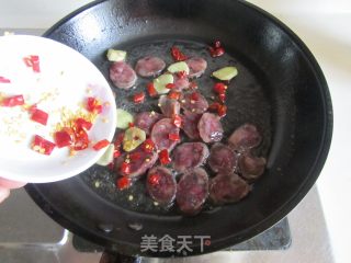 Sausage Shredded Cabbage recipe