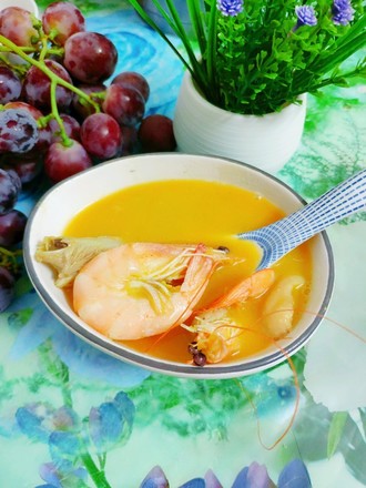 Seafood Pumpkin Soup recipe