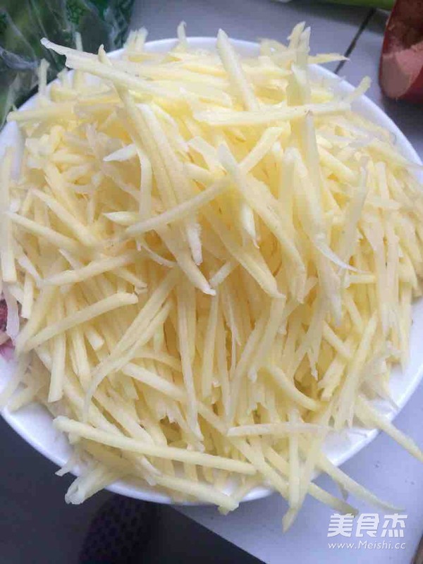 Hot and Sour Potato Shreds recipe